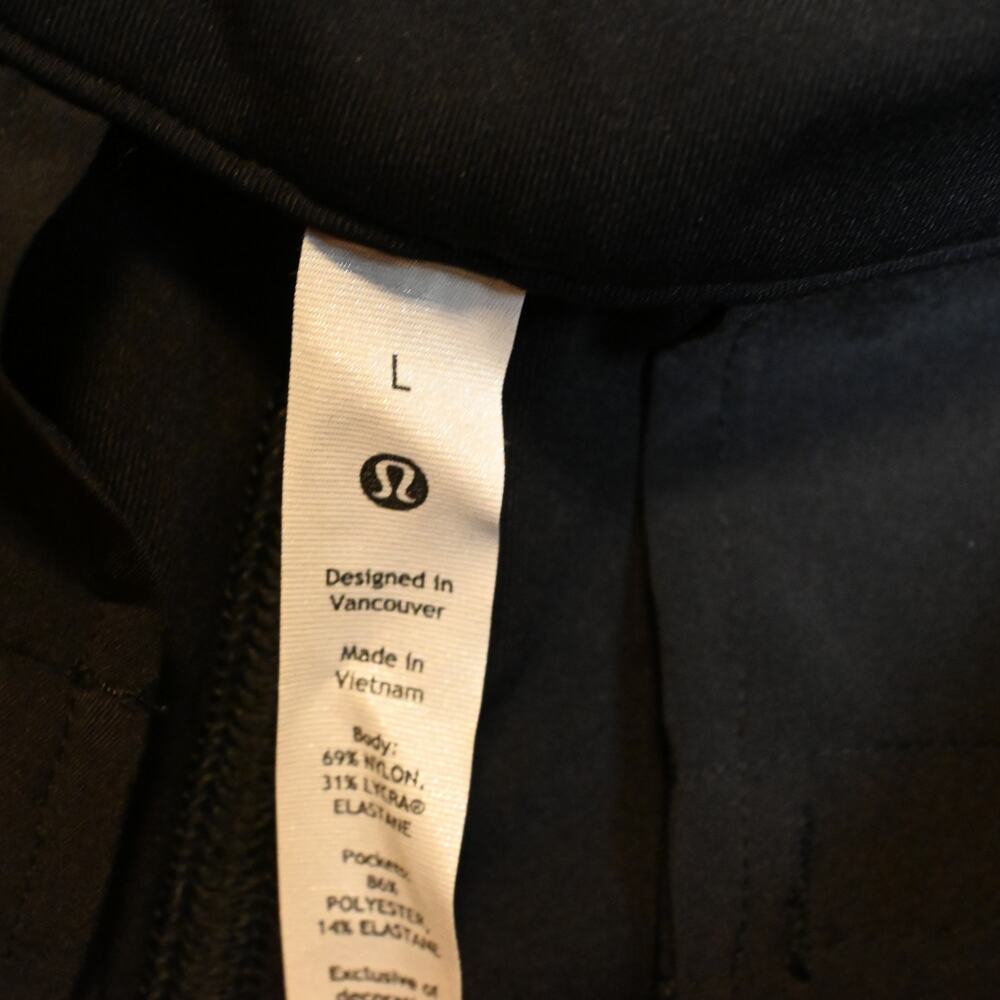 Lululemon Women's L Relaxed Black Lounge Pants Drawstring - Picture 8 of 10